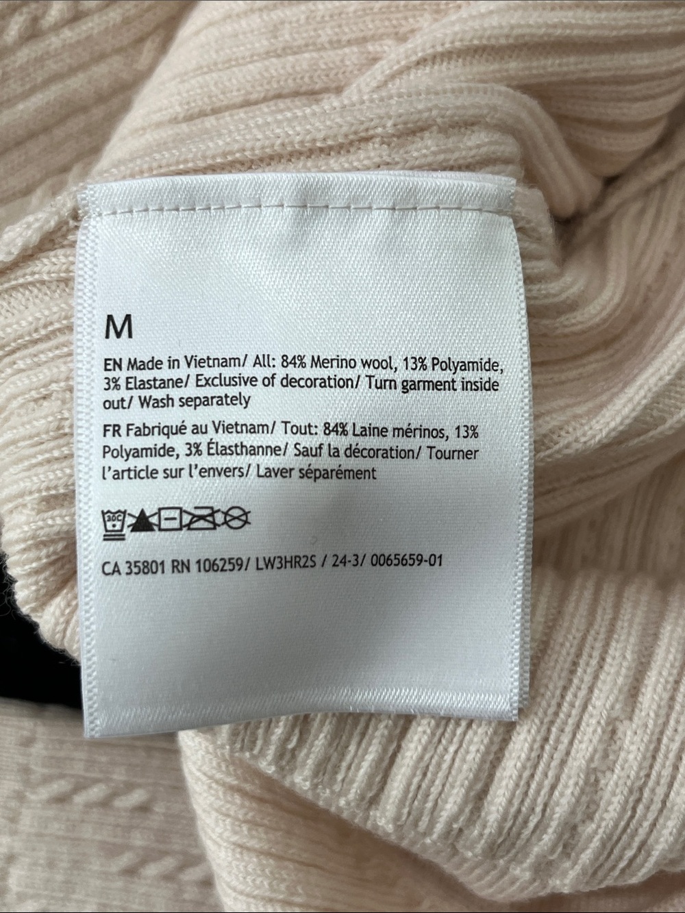 lululemon ribbed merino wool-blend cropped cardigan - Picture 9 of 11